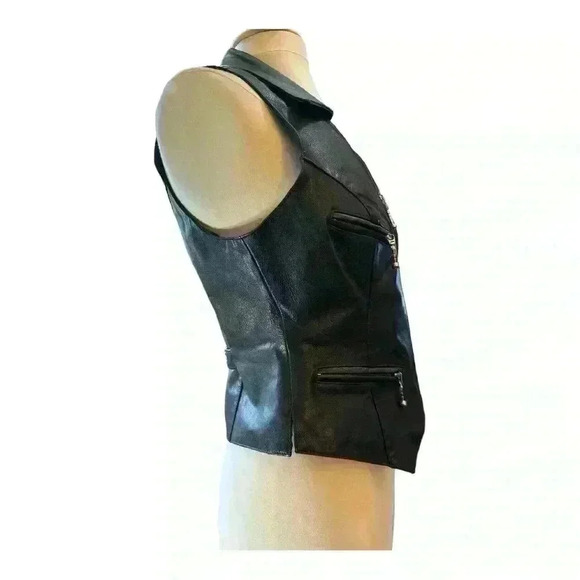 Easy rider leather vest - Picture 7 of 8